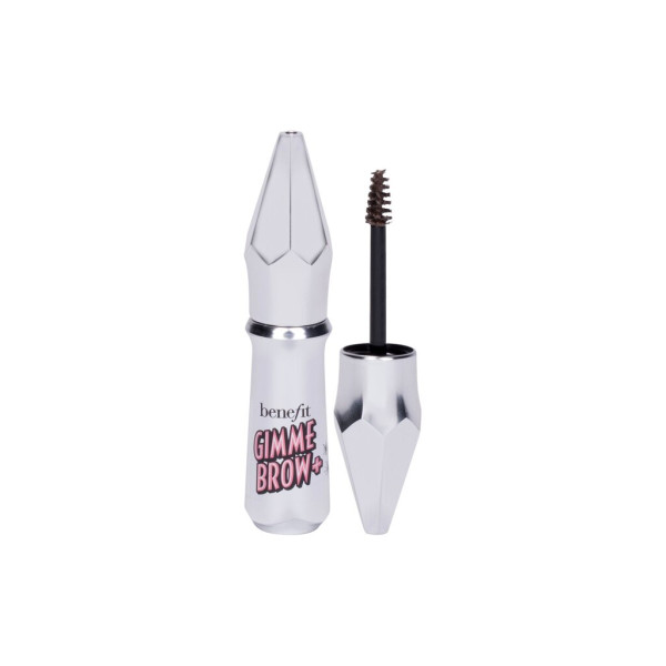 Benefit Gimme Brow+ Mini Brow-Volumizing Fiber Gel antakių gelis, atspalvis: 3 Neutral Light Brown, 1,5 g