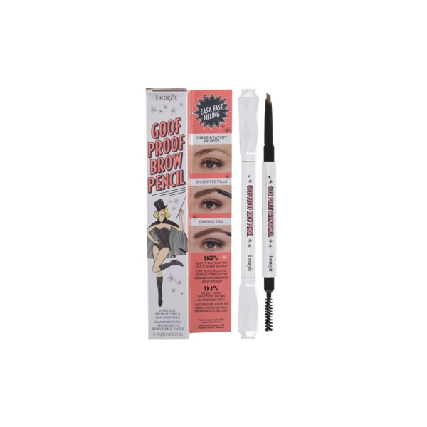 Benefit Goof Proof Eyebrow Pencil antakių pieštukas, atspalvis: Cool Grey, 0,34 g