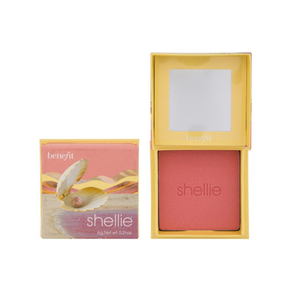 Benefit Shellie Wanderful World Blush Powder šilto rausvo jūros kriauklės atspalvio skaistalai, 6 g