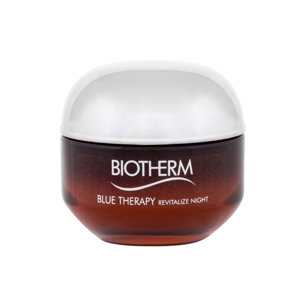 Biotherm Blue Therapy Amber Algae Revitalize Night Skin Cream naktinis veido kremas, 50 ml