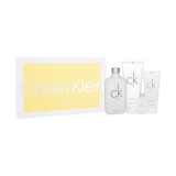 Calvin Klein CK One Eau de Toilette rinkinys unisex (Edt 200ml + Body lotion 200 ml + Shower gel 100 ml + Edt 15 ml)