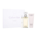 Calvin Klein Eternity rinkinys moterims (EDP, 100 ml + kūno losjonas, 100 ml + EDP, 10 ml)