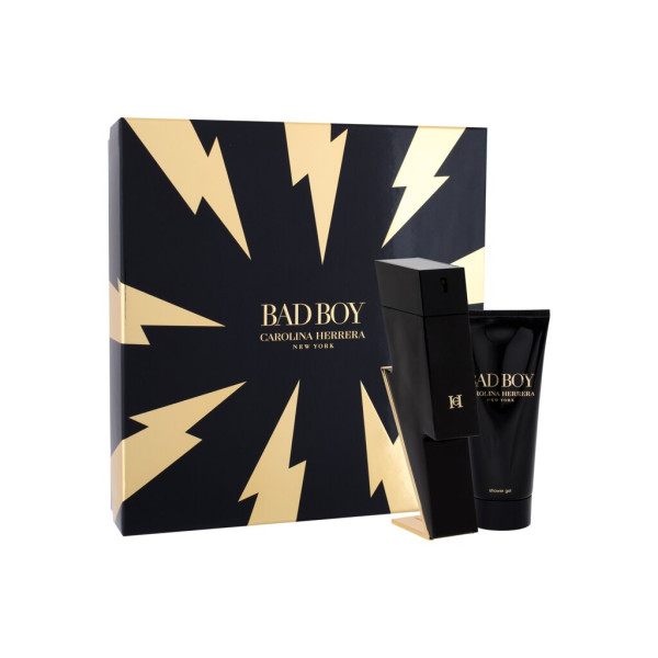 Carolina Herrera Bad Boy rinkinys vyrams (EDT, 100 ml + dušo želė, 100 ml)