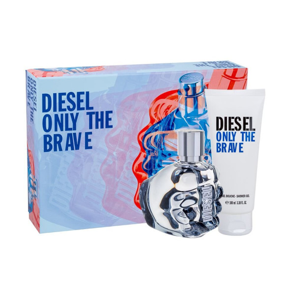 Diesel Only The Brave Eau de Toilette rinkinys vyrams (Edt 50 ml + Shower gel 100 ml)