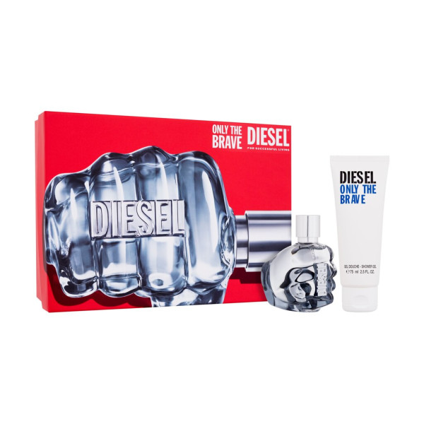 Diesel Only The Brave rinkinys vyrams (EDT, 50 ml + dušo želė, 75 ml)