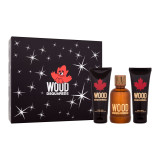 Dsquared2 Wood rinkinys vyrams (EDT, 100 ml + dušo želė, 100 ml + balzamas po skutimosi, 100 ml)