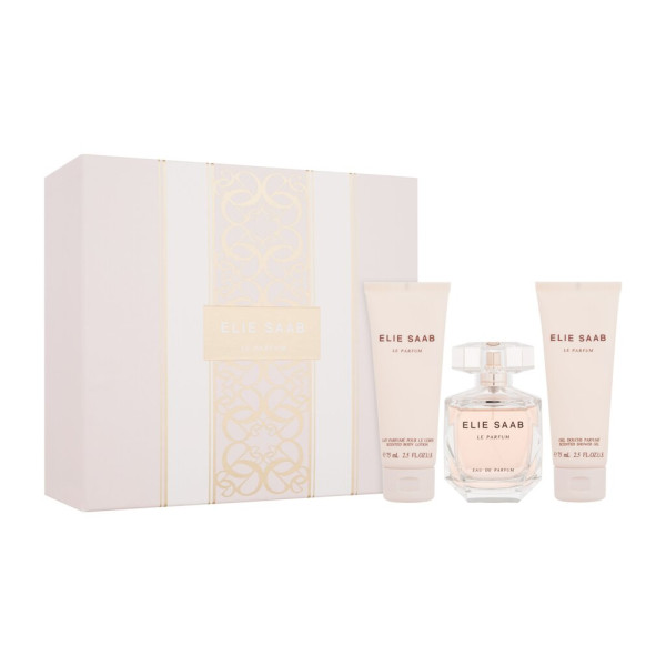 Elie Saab Le Parfum Eau de Parfum rinkinys moterims (Edp 90 ml + Body Lotion 75 ml + Shower Gel 75 ml)