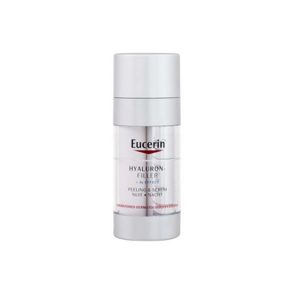 Eucerin Hyaluron-Filler + 3x Effect Night Peel & Serum naktinis serumas, 30 ml