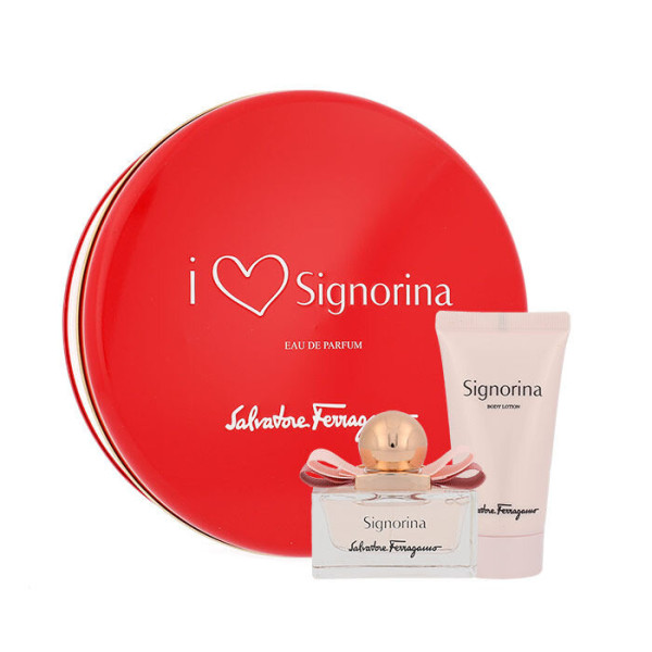 Ferragamo Signorina Eau de Parfum rinkinys moterims (Edp 30ml + 50ml Body lotion)