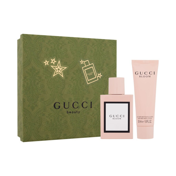 Gucci Bloom rinkinys moterims (EDP, 50 ml + kūno losjonas, 50 ml)