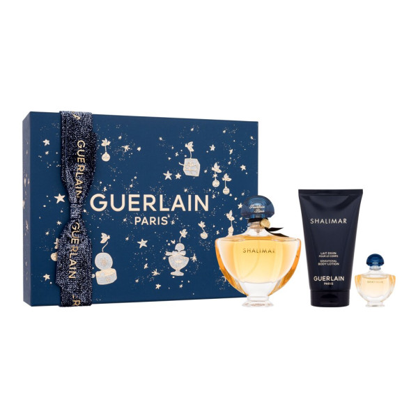 Guerlain Shalimar rinkinys moterims (EDP, 50 ml + EDP, 5 ml + kūno losjonas, 75 ml)