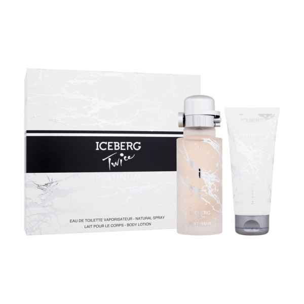 Iceberg Twice Platinum rinkinys moterims (EDT, 125 ml + kūno losjonas, 100 ml)