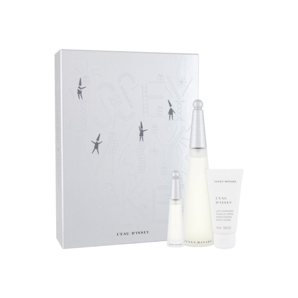 Issey Miyake L´Eau D´Issey Eau de Toilette rinkinys moterims (Edt 100 ml + Edt 10 ml + Body lotion 50 ml)