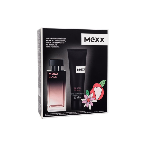 Mexx Black EDT tualetinis vanduo moterims, 30 ml