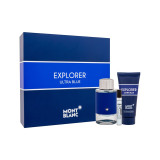 Montblanc Explorer Ultra Blue rinkinys vyrams (EDP, 100 ml + EDP, 7,5 ml + dušo želė, 100 ml)