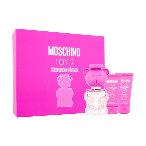 Moschino Toy 2 Bubble Gum rinkinys moterims (EDT, 50 ml + kūno losjonas, 50 ml + dušo želė, 50 ml)