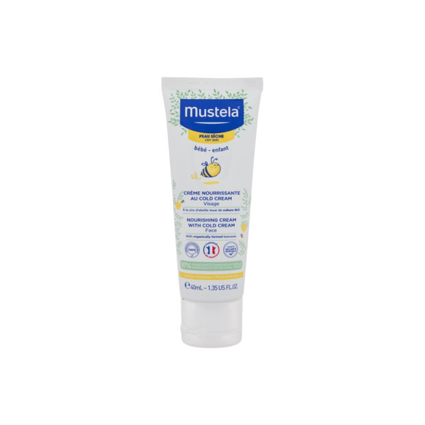 Mustela Bébé Nourishing Cream With Cold Cream kremas vaikams, 40 ml