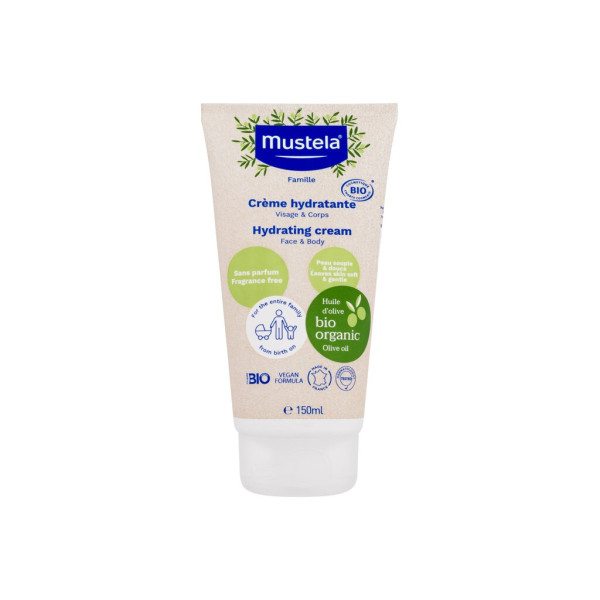 Mustela Bio Hydrating Cream dieninis kremas, 150 ml