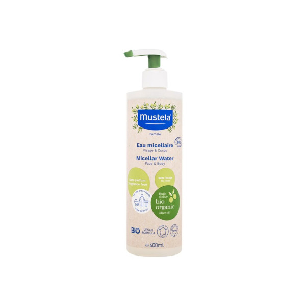 Mustela Bio Micellar Water micelinis vanduo, 400 ml