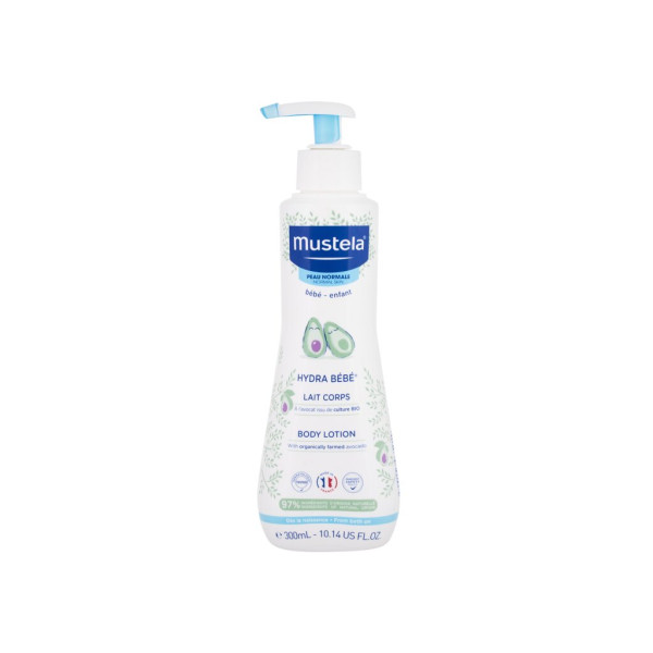 Mustela Hydra Bébé Body Lotion kūno losjonas vaikams, 300 ml