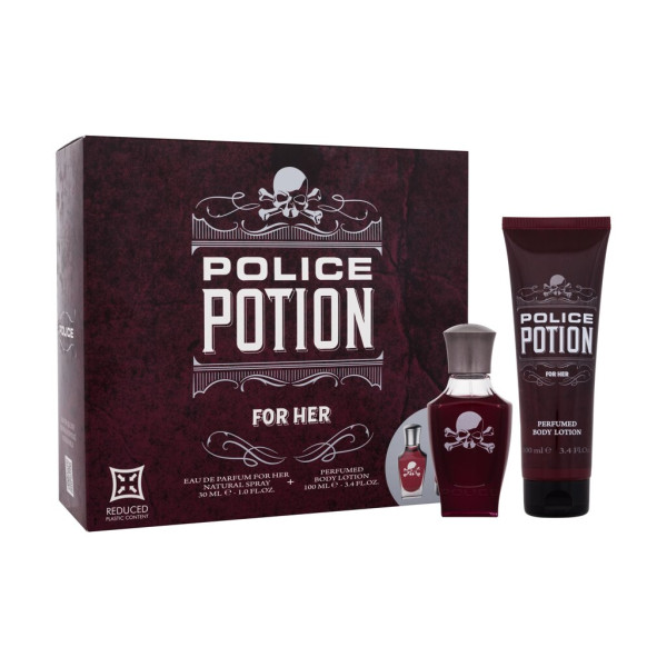 Police Potion rinkinys moterims (EDP, 30 ml + kūno losjonas, 100 ml)