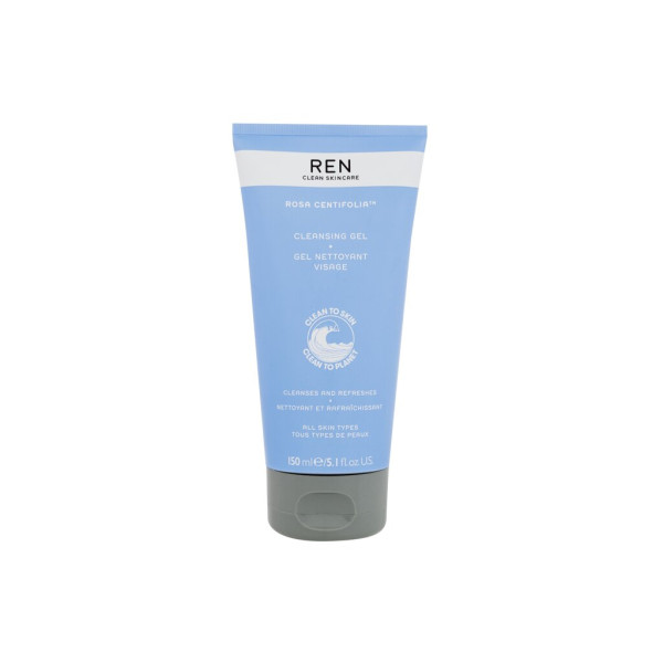 REN Clean Skincare Rosa Centifolia Cleansing Gel gelinis veido valiklis, 150 ml