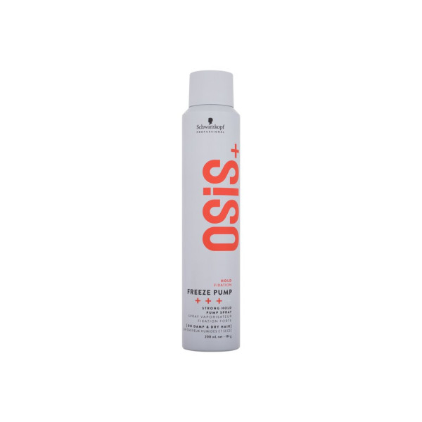 Schwarzkopf Professional OSIS+ Freeze Pump Stiprios fiksacijos plaukų lakas, 200 ml