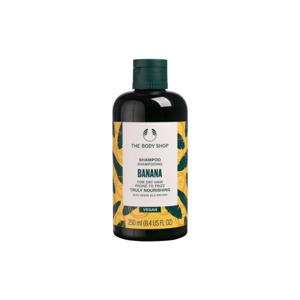 The Body Shop Banana Truly Nourishing Shampoo bananų išties maitinantis šampūnas, 250 ml