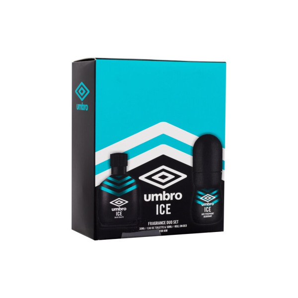 UMBRO Ice rinkinys vyrams (EDT, 30 ml + antiperspirantas, 50 ml)