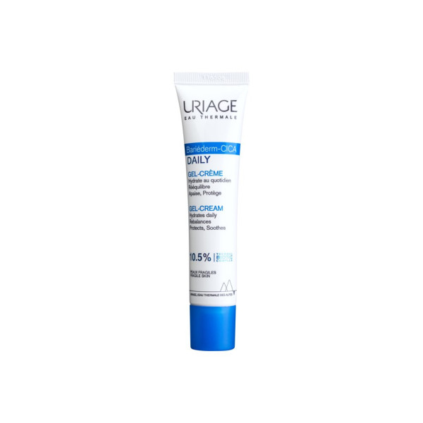 Uriage Bariéderm CICA Daily Gel-Cream drėkinamasis veido kremas pažeistai odai, 40 ml Uriage Bariéderm CICA Daily Gel-Cream drėkinamasis veido kremas pažeistai odai, 40 ml