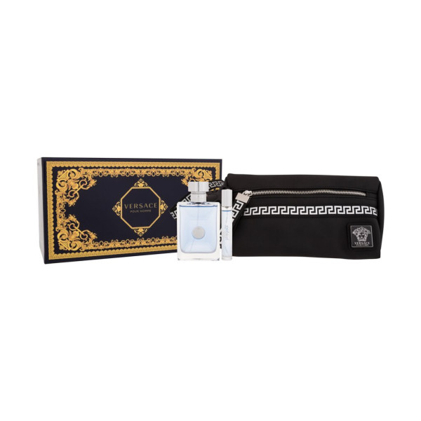 Versace Pour Homme Eau de Toilette rinkinys vyrams (Edt 100 ml + Edt 10 ml + Cosmetic Bag)