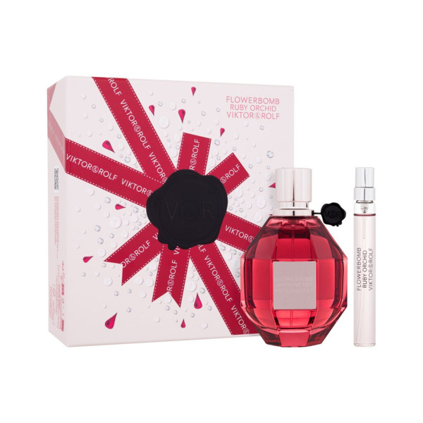 Viktor & Rolf Flowerbomb Ruby Orchid Eau de Parfum rinkinys moterims (Edp 100 ml + Edp 10 ml)