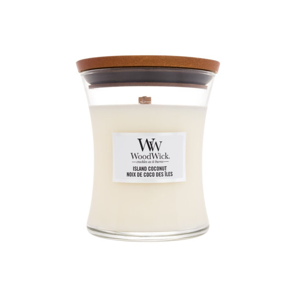 WoodWick Island Coconut Scented Candle kvapioji žvakė, 275 g