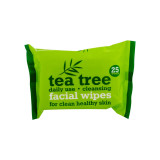 Xpel Tea Tree Cleansing Wipes drėkinančios valomosios servetėlės, 25 vnt.