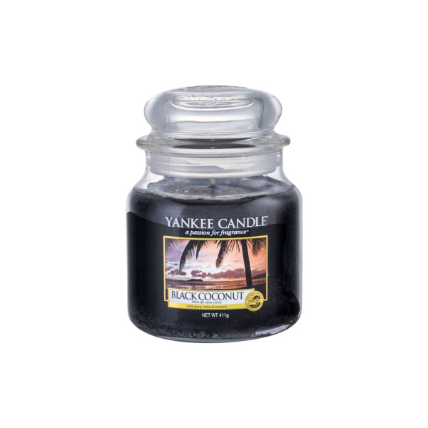 Yankee Candle Black Coconut Scented Candle kvapioji žvakė, 411 g