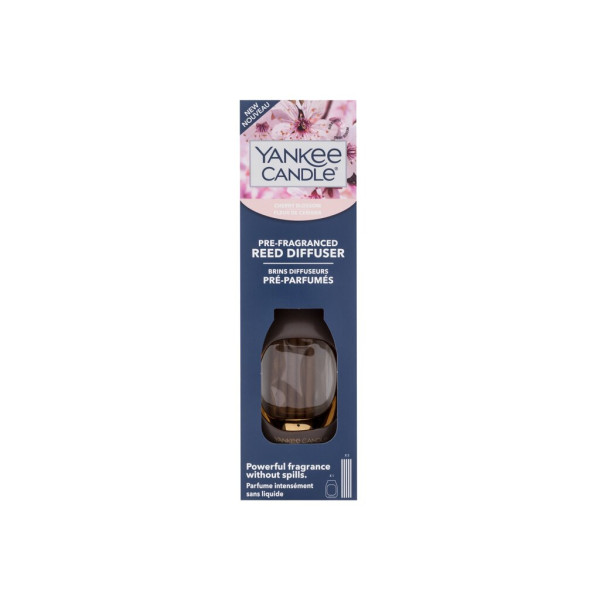 Yankee Candle Cherry Blossom Pre-Fragranced Reed Diffuser namų kvapas su lazdelėmis