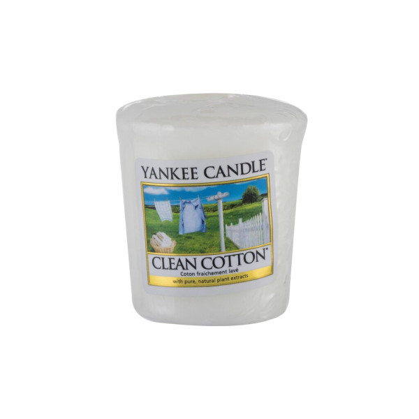 Yankee Candle Clean Cotton Scented Candle kvapioji žvakė, 49 g