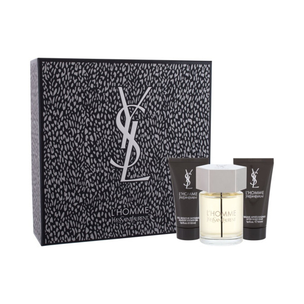 Yves Saint Laurent L´Homme Eau de Toilette rinkinys vyrams (Edt 100ml + 50ml After shave balm + 50ml Shower gel)