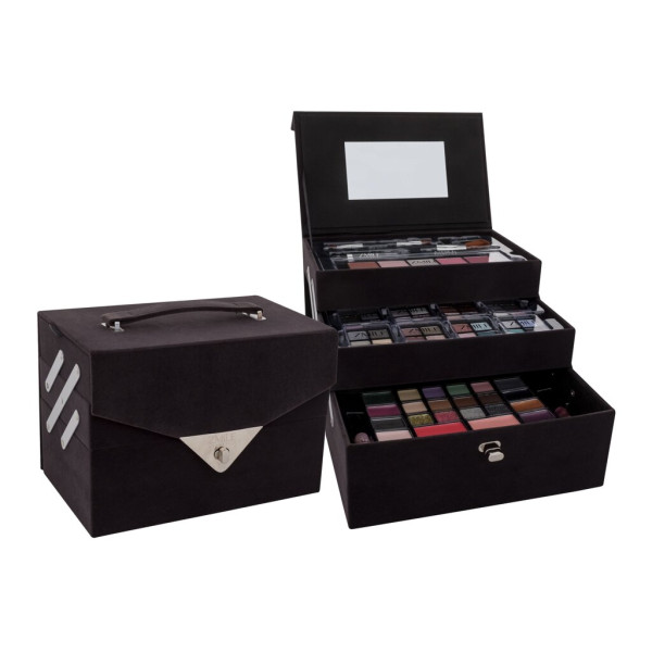 ZMILE COSMETICS Beauty Case Velvety (Dark Grey) Limited Edition dekoratyvinės kosmetikos rinkinys
