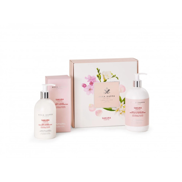 Acca Kappa Sakura Tokyo Gift set: shower gel, 500 ml + body lotion, 300 ml
