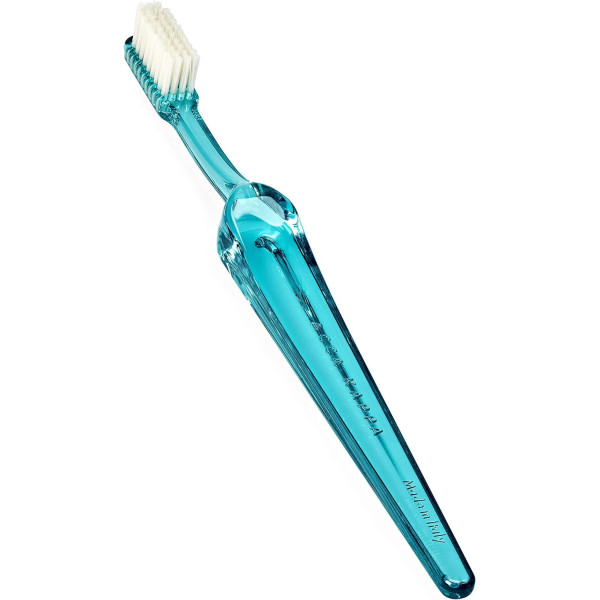 Acca Kappa Toothbrush Lympio with Medium Nylon Bristles Turquoise