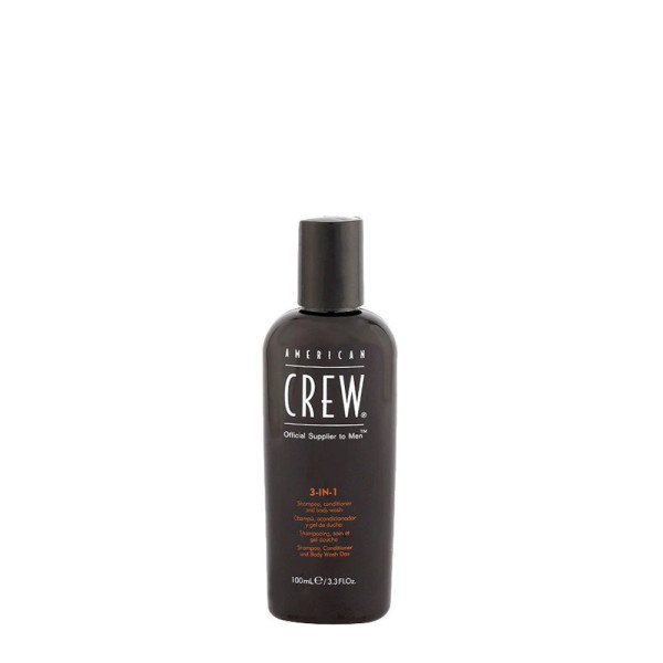 American Crew Classic 3in1 shampoo, conditioner and body wash, 100 ml