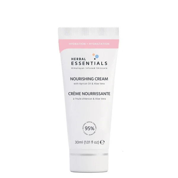 Herbal Essentials Nourishing Cream With Apricot Oil & Aloe Vera, 30 ml