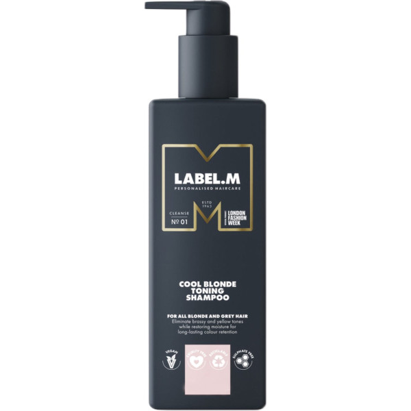 Label.m Professional Cool Blonde Toning Shampoo, 1000 ml