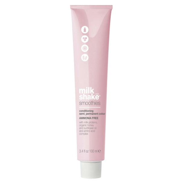 Milk_Shake Smoothies Semi Permanent Color 7.43 Medium Copper Golden Blonde, 100 ml