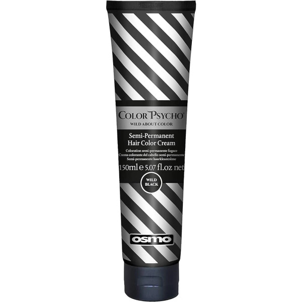 Osmo Color Psycho semi-permanent hair color cream Wild Black, 150 ml