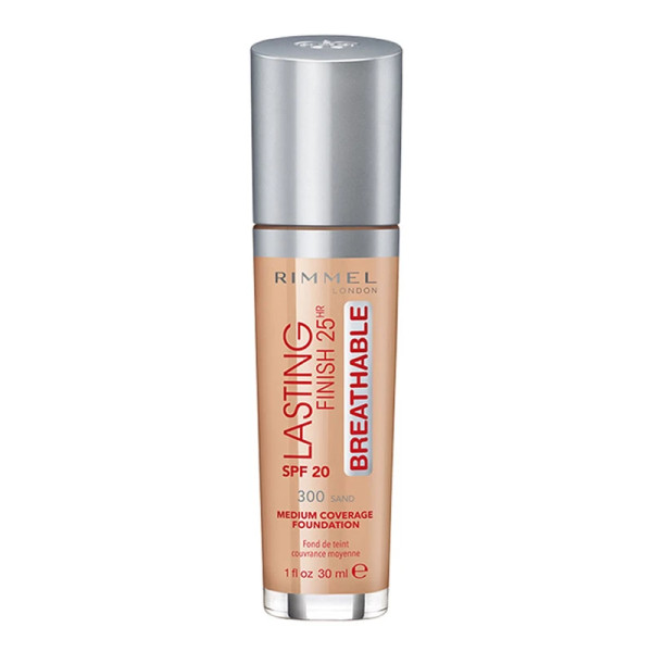 Rimmel Lasting Finish 25Hr Breathable Foundation 300 Sand, 30 ml