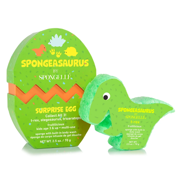 Spongelle Sponge Animals Spongeasaurus Collection T-Rex 1pc