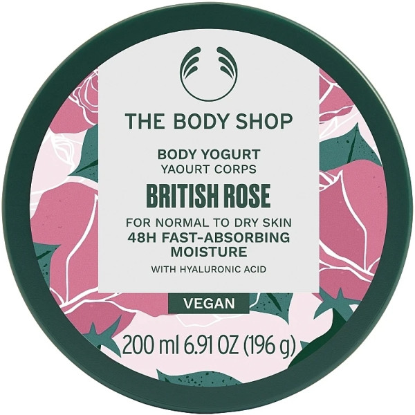 The Body Shop British Rose body yogurt, 200 ml