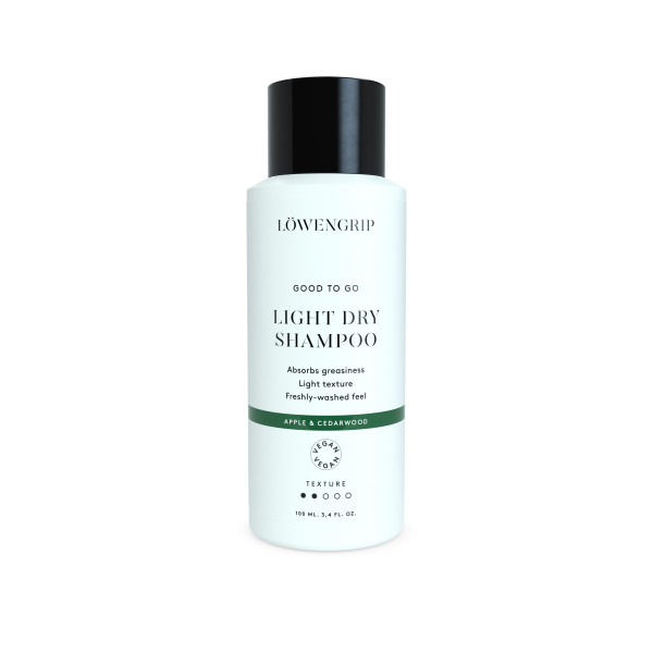 Löwengrip Good To Go Light Dry Shampoo Apple & Cedarwood sausas šampūnas, 100 ml